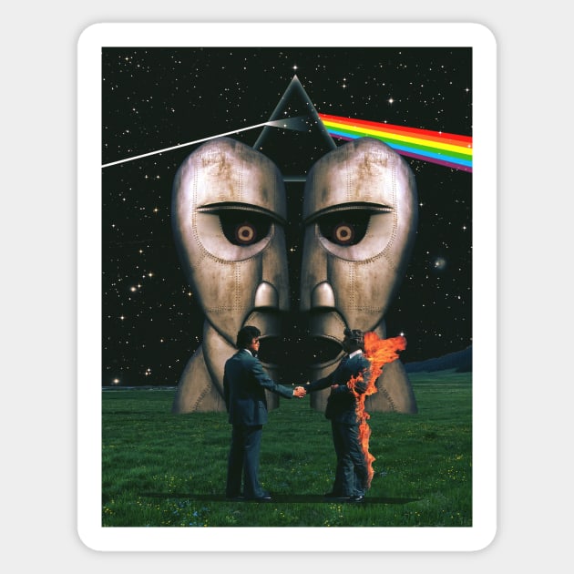 Pink Floyd Sticker by Trippyarts Store